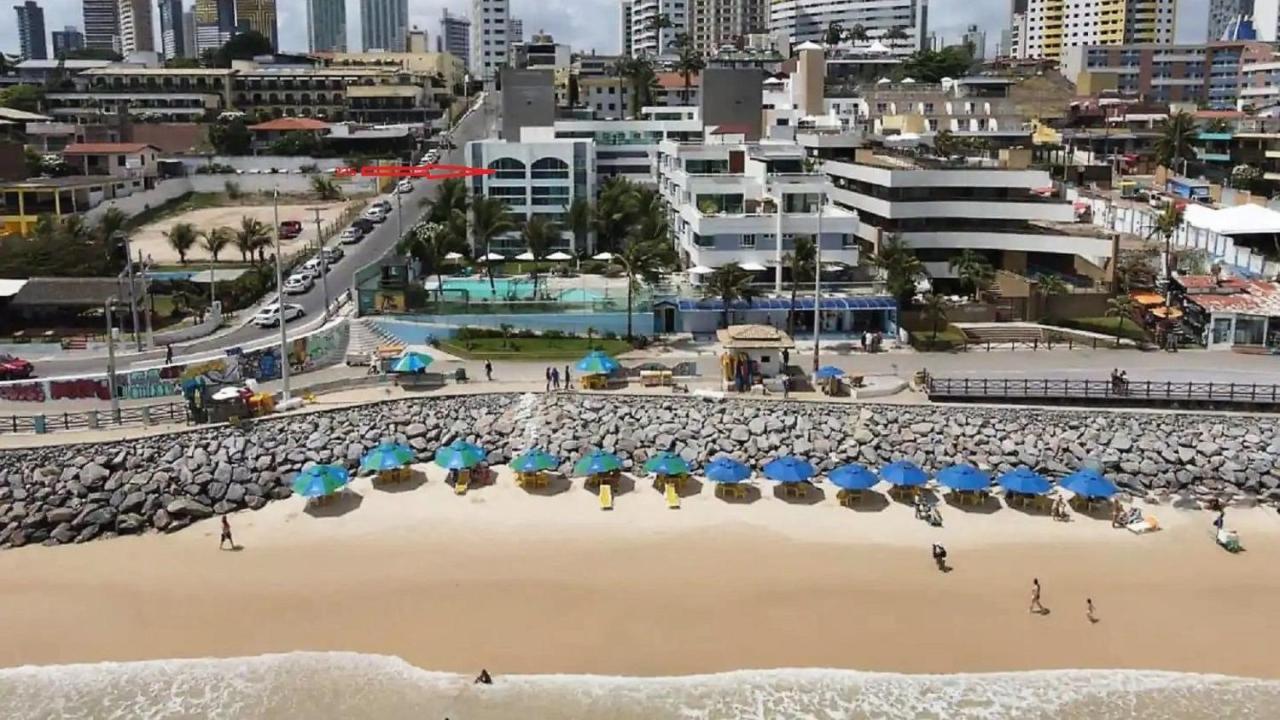 Beira Mar 226 Praia - Nbi - Ponta Negra Beach - Pe Na Areia E Ultimo Andar E Vista X Mar Natal Exterior foto