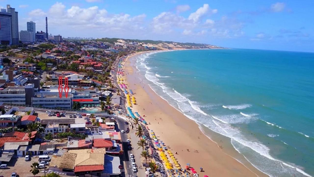 Beira Mar 226 Praia - Nbi - Ponta Negra Beach - Pe Na Areia E Ultimo Andar E Vista X Mar Natal Exterior foto